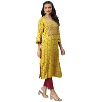 JAIPURATTIRE Jaipur Attire Women Embroidered Straight Kurta-thumb2