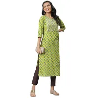 JAIPURATTIRE Jaipur Attire Women Embroidered Straight Kurta-thumb4