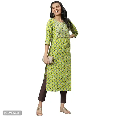 JAIPURATTIRE Jaipur Attire Women Embroidered Straight Kurta-thumb5