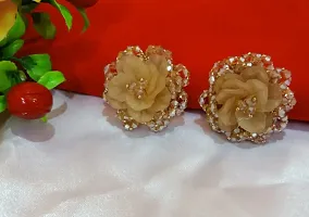 Trendy Brass Rose Style Earring-thumb1