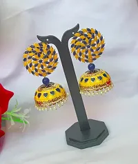 Diva Meena Jhumka Tox Earrings-thumb2