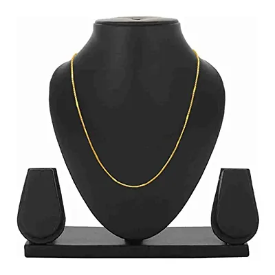MARVELOUS ARTS - Golden Chain for Men | Neck Chain for Men Boys | Stylish Gold Plated Neck Chain for Women (Style-1)