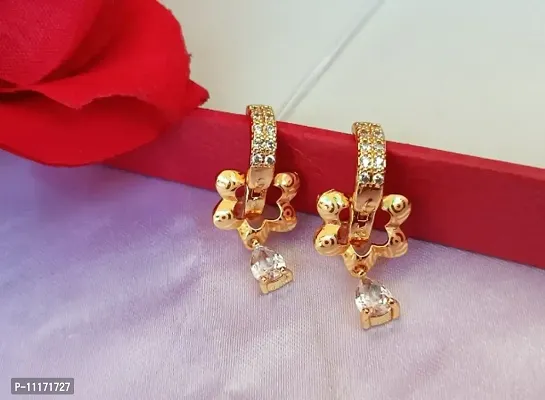 Stylish Fancy Alloy American Diamond Earrings For Women