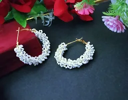 Shimmering Alloy Earrrings For Women And Girls-thumb2