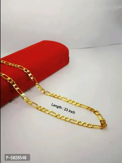 Latest Trendy Stylish Long Chain 24 Inches Gold Plated