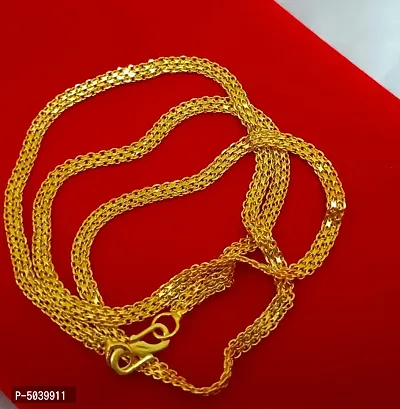 Latest Trendy Stylish Long Chain 30 Inches Gold Plated