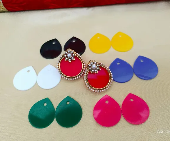 Latest Trendy Colour Changable Earring or Tox for Girls and Women(6 Changable item)