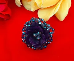 Latest Trendy Stylish Flower Rose Style Ring For Girls and Women-thumb2