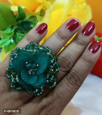 Latest Trendy Stylish Flower Rose Style Ring For Girls and Women