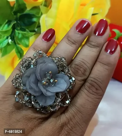 Latest Trendy Stylish Flower Rose Style Ring For Girls and Women