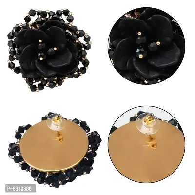 Latest Trendy Stylish Flower Tops Stone Earrings for Girls and Women-thumb2