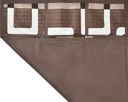 TRENDS TRACKER | Polyester 3-Layered | Fridge Top Cover | Refrigerator Cover | With 6 Utility Pockets (Brown)-thumb1