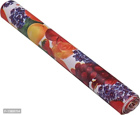 TRENDS TRACKER PVC Mat Roll for Kitchen Drawer Mat/Shelf Mat (5 Meter) (5 MTR, Fruits)-thumb3