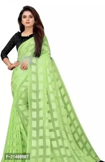 Beautiful Silk Saree With Blouse Piece For Women-thumb0