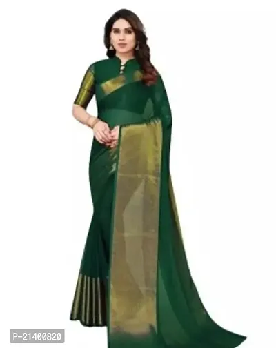 Beautiful Chiffon Saree With Blouse Piece For Women