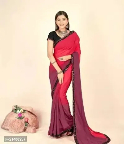 Beautiful Georgette Saree With Blouse Piece For Women