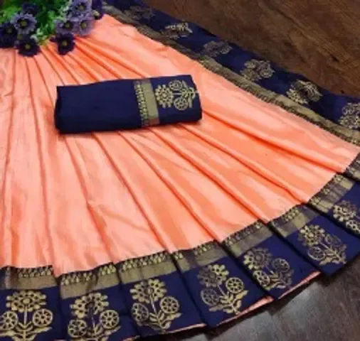 Beautiful Sana Silk Saree With Blouse Piece For Women