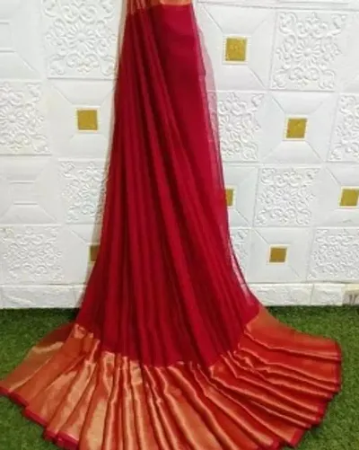 Zari Chiffon Saree with Blouse piece