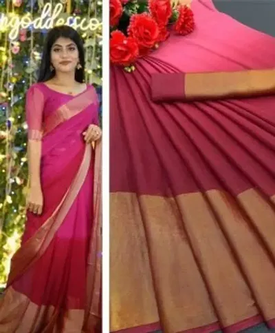 Glamorous Georgette Saree with Blouse piece 