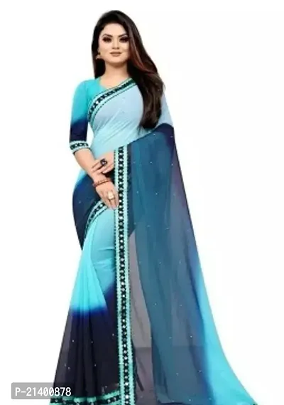 Beautiful Georgette Saree With Blouse Piece For Women