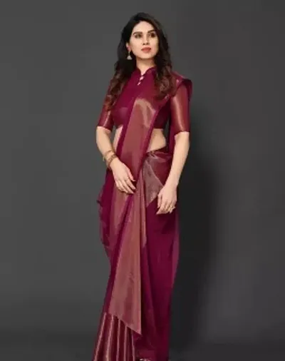 Beautiful Chiffon Saree With Blouse Piece For Women