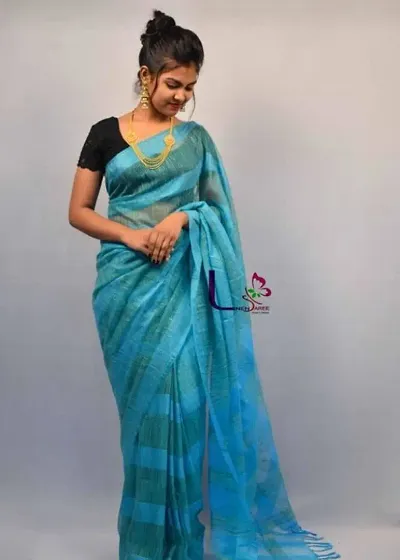 Beautiful Saree With Blouse Piece For Women