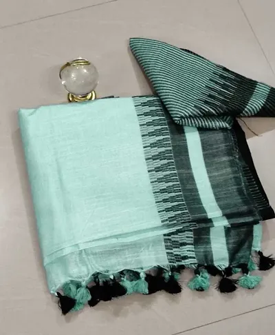 Glamorous Linen Sarees 