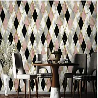 DUDHAT EXPORT Wall Stickers Marble Wallpaper Furniture Kitchen, Cabinets, Almirah, Tabletop, Plastic Table, Wooden Table, Wardrobe, Renovation PVC DIY Self Adhesive Sticker ( PINK AND BLACK 2M)-thumb2