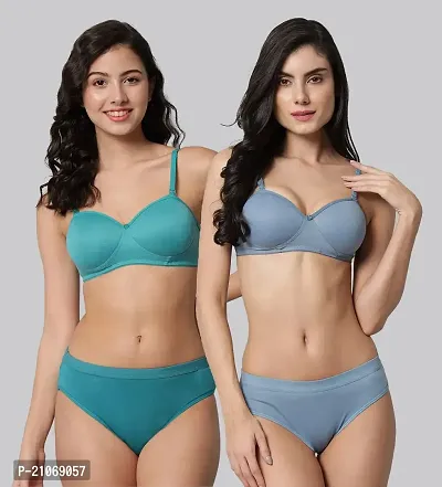 Buy Stylish Fancy Designer Net Bra And Panty Set For Women Pack Of 2 Online  In India At Discounted Prices