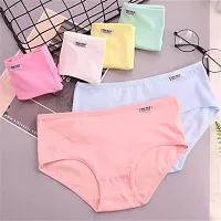 Women Cotton Silk Hipster Multicolor Panties Combo  Cotton ( Pack of 1 ) ( Color : 2 ) ( Pattern : Solid ) ( Size : M )-thumb1