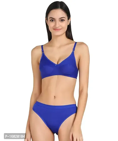 Buy Stylish Fancy Cotton Bra Panty Set For Women Pack Of 1 Online In India  At Discounted Prices