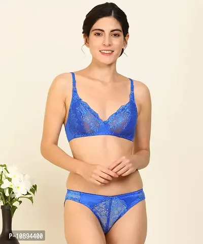 Buy Arousy Womens Lace Sexy Bra Panty Set, Soft Non Padded