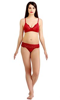 Combo of 2 MulticolouredBra  Panty Set-thumb4