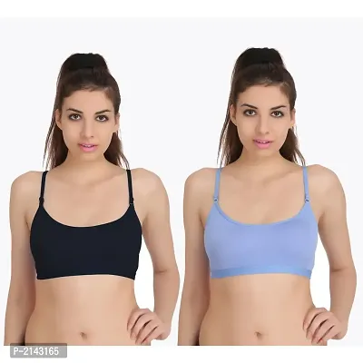 Combo of 2 Multicoloured Non Padded Full Coverage Bra