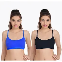 Combo of 2 Multicoloured Non Padded Full Coverage Bra-thumb1