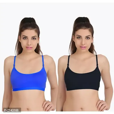 Combo of 2 Multicoloured Non Padded Full Coverage Bra-thumb2