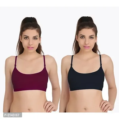 Combo of 2 Multicoloured Non Padded Full Coverage Bra