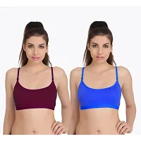 Combo of 2 Multicoloured Non Padded Full Coverage Bra-thumb1