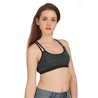 Multicoloured Cotton Spandex Solid Bras For Women Pack Of 3-thumb3