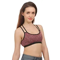 Multicoloured Cotton Spandex Solid Bras For Women-thumb4