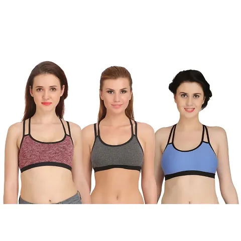 Combo of 3 Non Padded Full Coverage Bra