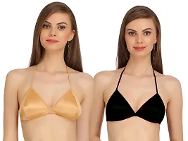 Combo of 2 Multicoloured Non Padded Full Coverage Bra-thumb1