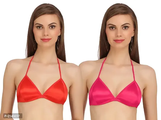 Combo of 2 Multicoloured Non Padded Full Coverage Bra-thumb2