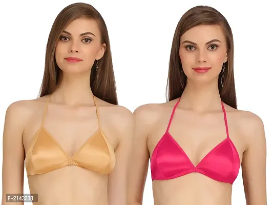 Combo of 2 Multicoloured Non Padded Full Coverage Bra