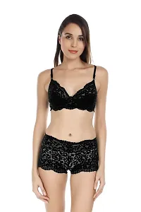 Multicoloured Lace Embroidered Lingerie Sets For Women-thumb4