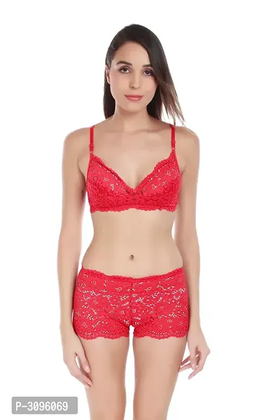 Stylish Multicoloured Lace Embroidered Lingerie Sets for Women Pack of 2-thumb5