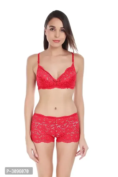 Multicoloured Lace Embroidered Lingerie Sets For Women-thumb5