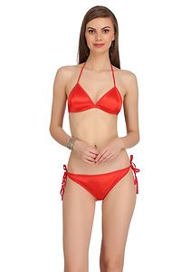 Halter Bikni Sexy Honemoon Beachwear Bra and Panty Set-thumb1