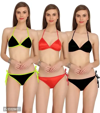 Halter Bikni Sexy Honemoon Beachwear Bra and Panty Set