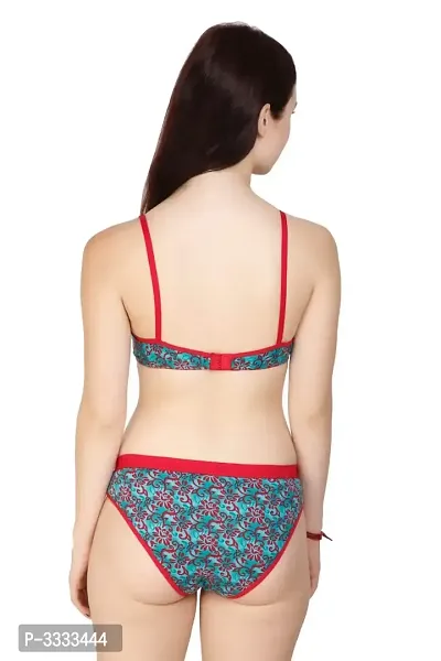 Cotton Printed Everyday Lingerie Set Combo Set-thumb4